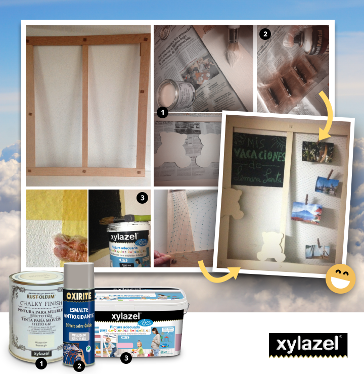 Recicla un marco de embalaje y crea tu propio álbum de fotos 